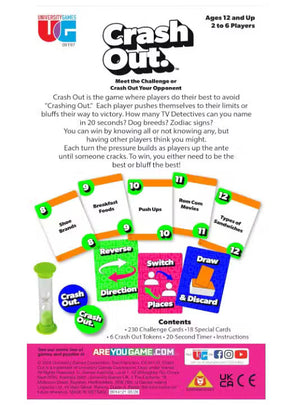 University Games Card Games Crash Out UNV9197