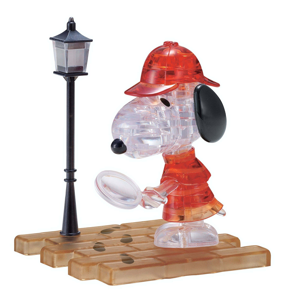 University Games Puzzles > 3D Puzzles Licensed Crystal Puzzle-Detective Snoopy 31034