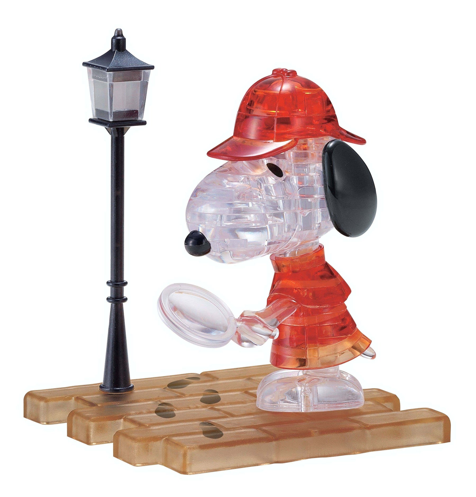 University Games Puzzles > 3D Puzzles Licensed Crystal Puzzle-Detective Snoopy 31034
