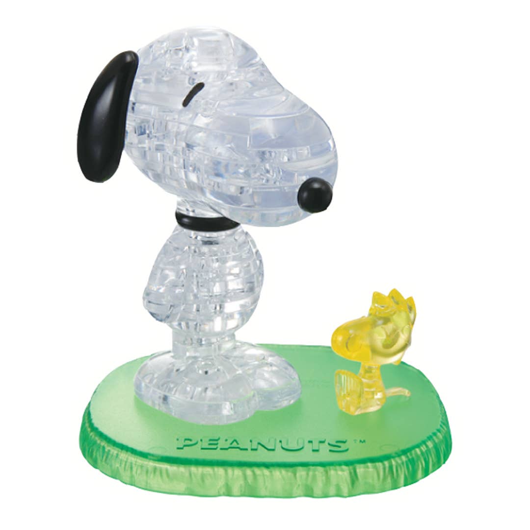 University Games Puzzles > 3D Puzzles Licensed Crystal Puzzle-Snoopy and Woodstock 30991