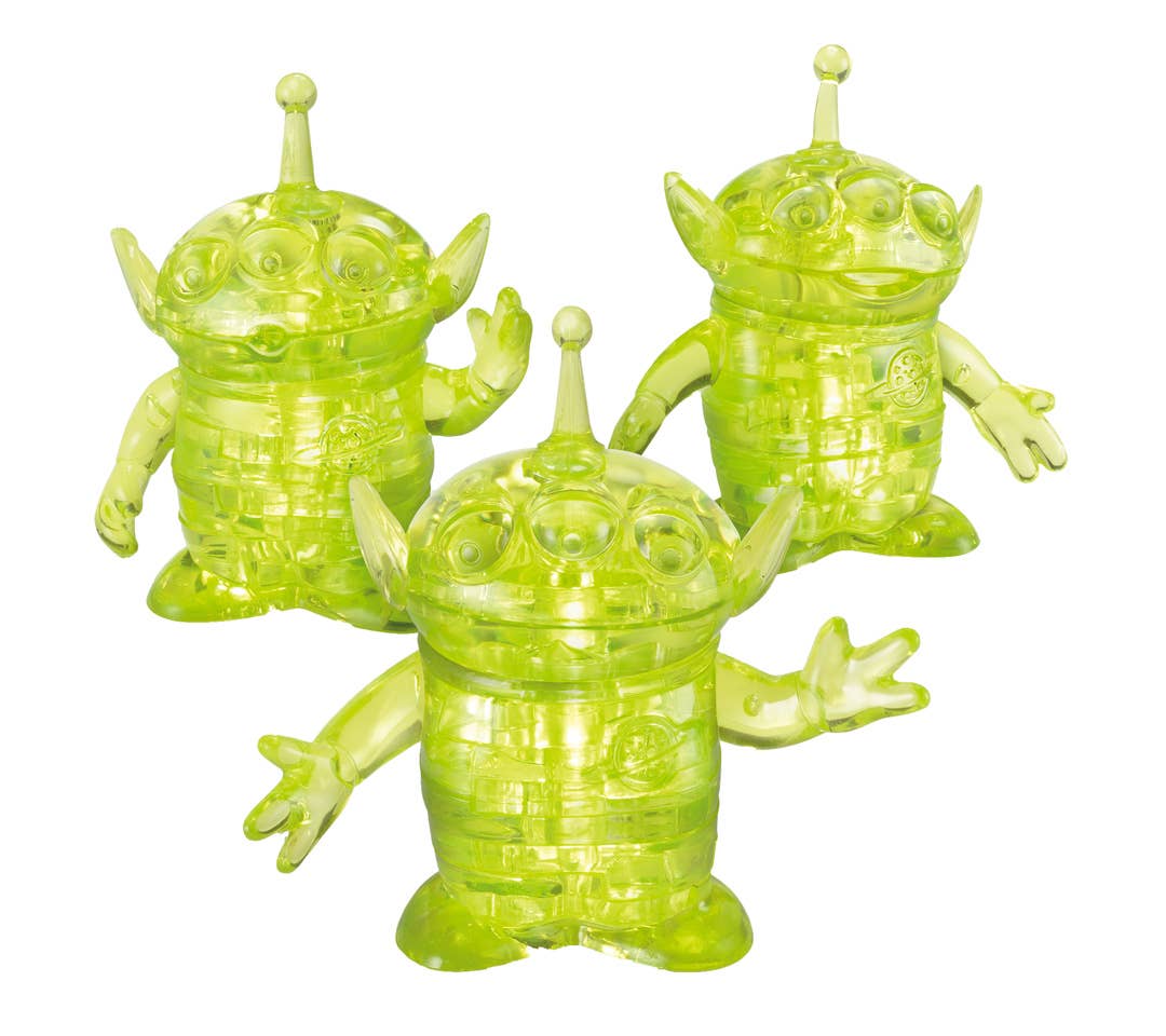 University Games Puzzles > 3D Puzzles Licensed Crystal Puzzle-Toy Story Aliens 31066