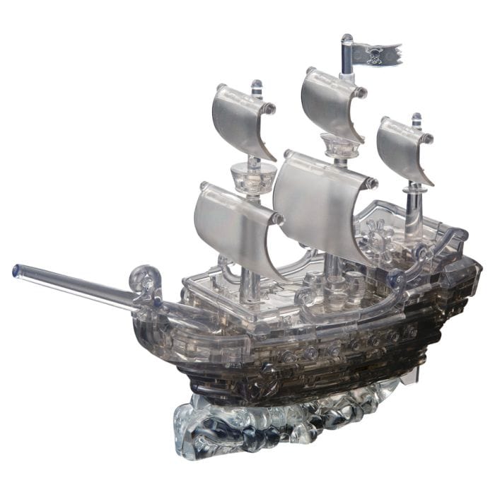 Puzzle: 3D Crystal - Deluxe Pirate Ship (Black)