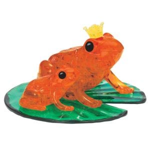 Puzzle: 3D Crystal - Frogs (Orange)