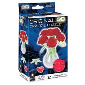 Puzzle: 3D Crystal - Roses