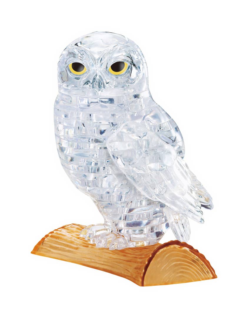University Games Puzzles > 3D Puzzles Std. Crystal Puzzle - White Owl 31074
