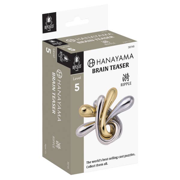 University Games Puzzles > Hand Puzzles Hanayama Ripple Level 5 30745