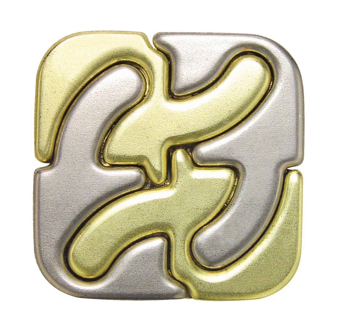 University Games Puzzles > Hand Puzzles Hanayama Square - Level 6 30867