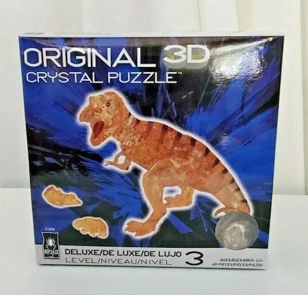 University Games Puzzles > Hand Puzzles UNIVERSITY GAMES: ORIGINAL 3D CRYSTAL PUZZLE - GOLDEN T REX 023332310593
