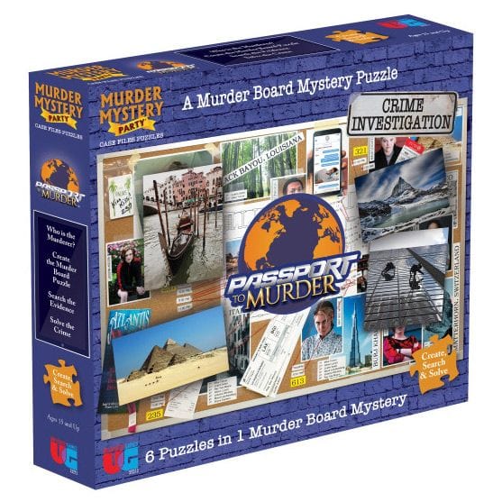 Murder Mystery Party: Case File Puzzle - Passport to Murder