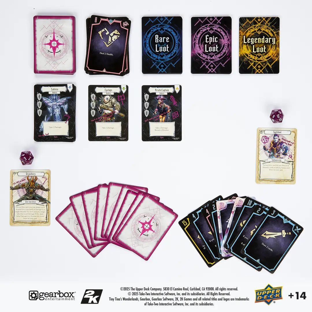 Upper Deck Entertainment Board Games > Card Games Tiny Tina’s Wonderlands: The Chaos Chamber 20841005132 16369