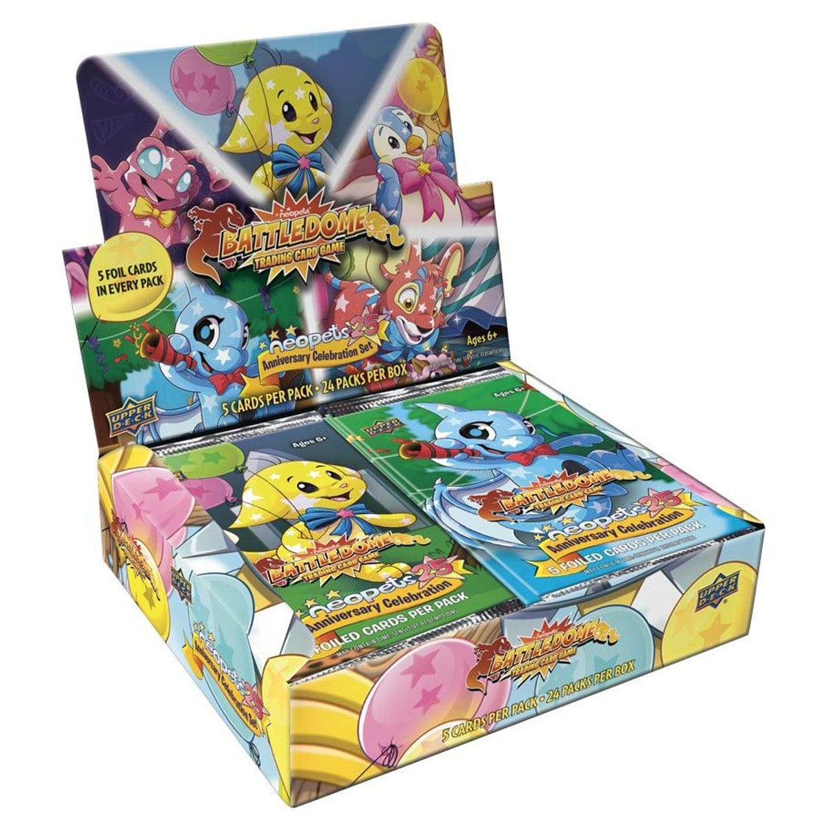 Upper Deck Entertainment Trading Card Games Neopets Battledome: 25th Anniversary: Booster Display 1687686810002743 UPR76870