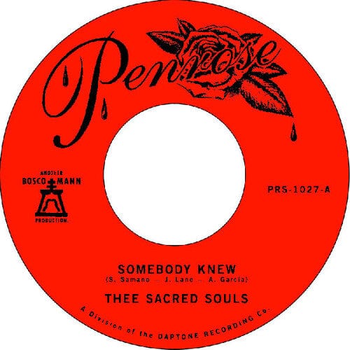 Urp Music Distribution Music > Vinyl Records Thee Sacred Souls - Somebody Knew / We Don't Have To Be Alone [7" Single] 823134102712 PNRO1027.7