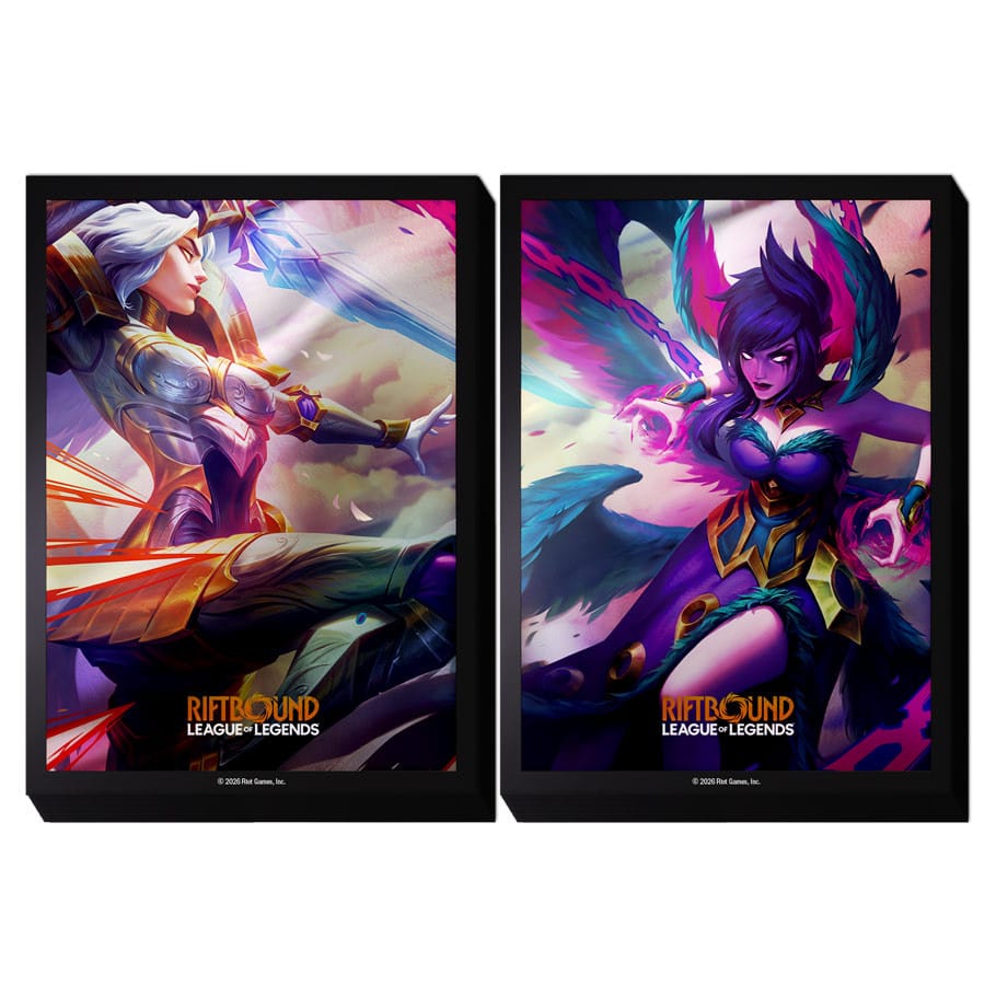 UVS Games Game Supplies > Card Sleeves Deck Protector: Riftbound: Vendetta: Kayle vs Morgana (100) 810155276034 UVSRB04AS04