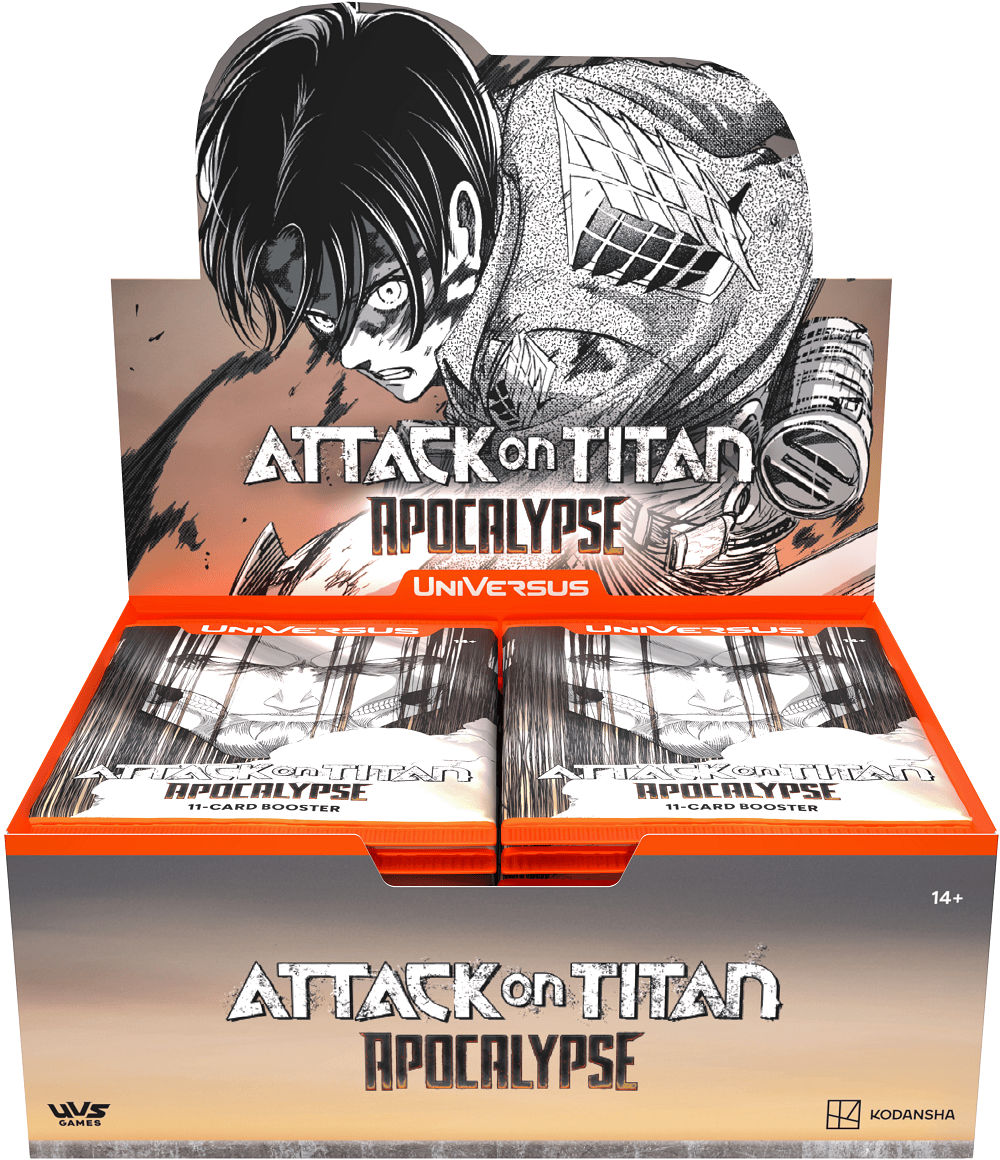 UVS Games Trading Card Games Attack on Titan Apocalypse Booster Box 810155272036 UVSAOT03-BD