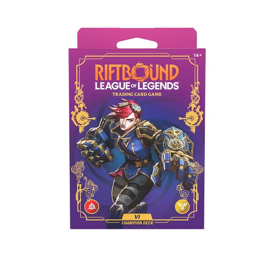 UVS Games Trading Card Games Riftbound: League of Legends TCG: Unleashed: Champion Deck: Vi 810155274290 UVSRB03PD01EN