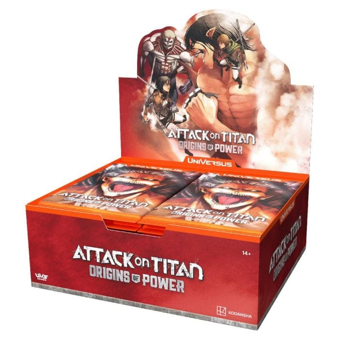 UVS Games Trading Card Games UniVersus: Attack on Titan: Origins of Power: Booster Box 810155271121 UVSAOT02BD