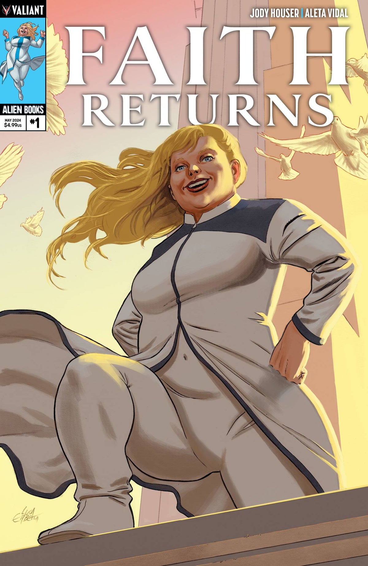 VALIANT Comic Books FAITH RETURNS #1 (OF 2) CVR A ERBETTA 73238889310200111 MAR241214