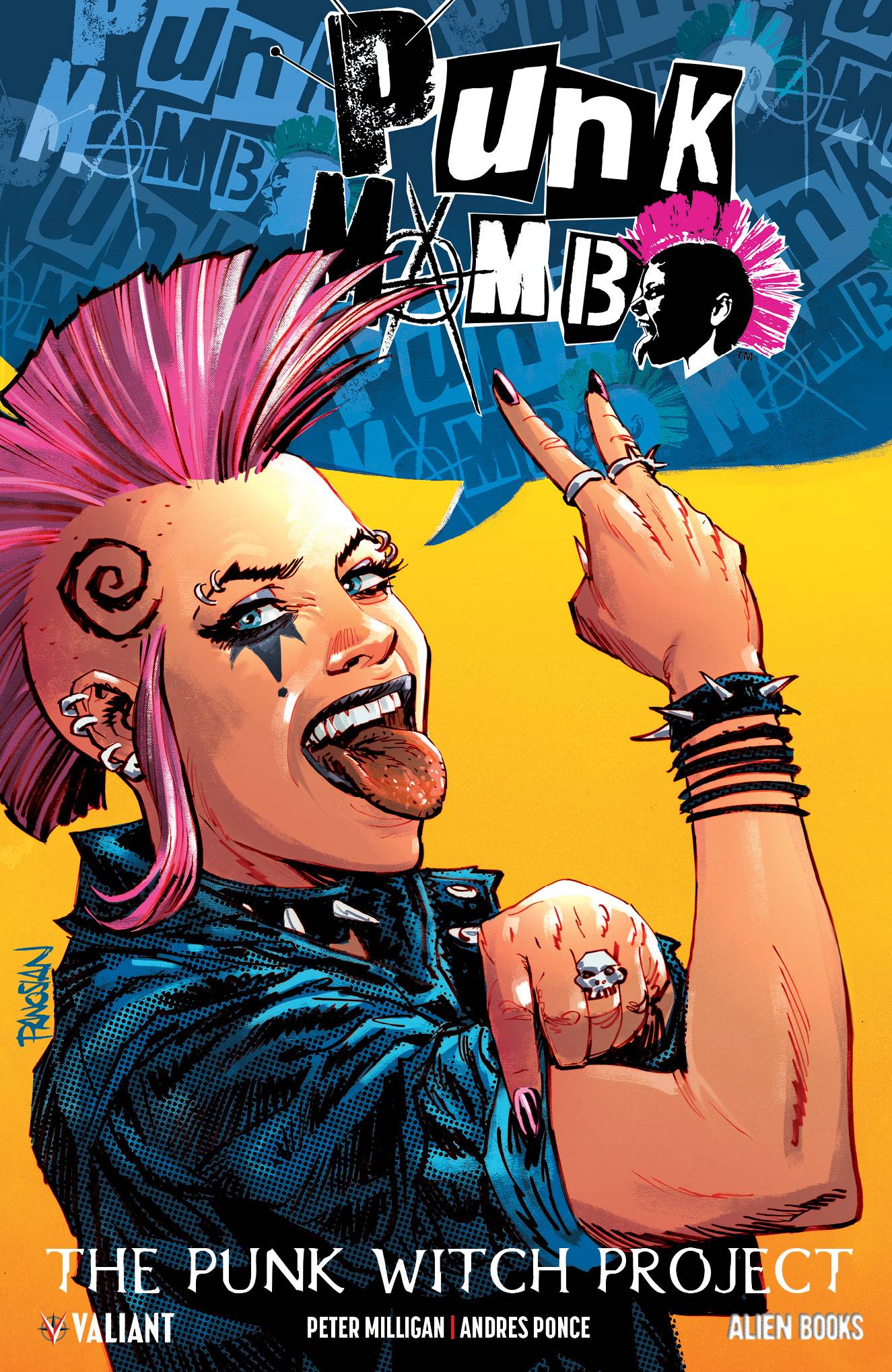 VALIANT Comic Books PUNK MAMBO PUNK WITCH PROJECT ONE SHOT CVR A PANOSIAN 69183596755400111 FEB241105