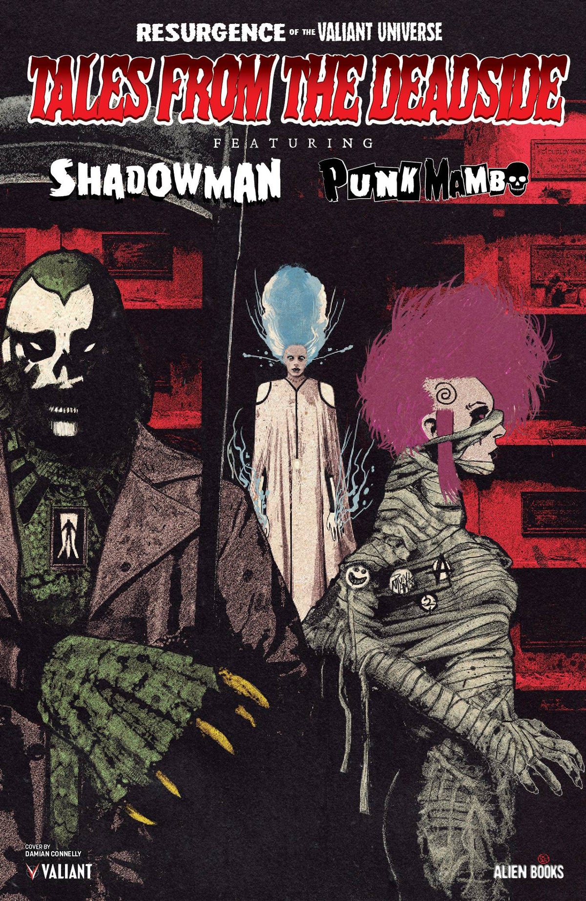 Valiant Comic Books SHADOWMAN & PUNK MAMBO TALES ONE SHOT CVR B CONNELLY MONSTER 73238818054700121 AUG241336