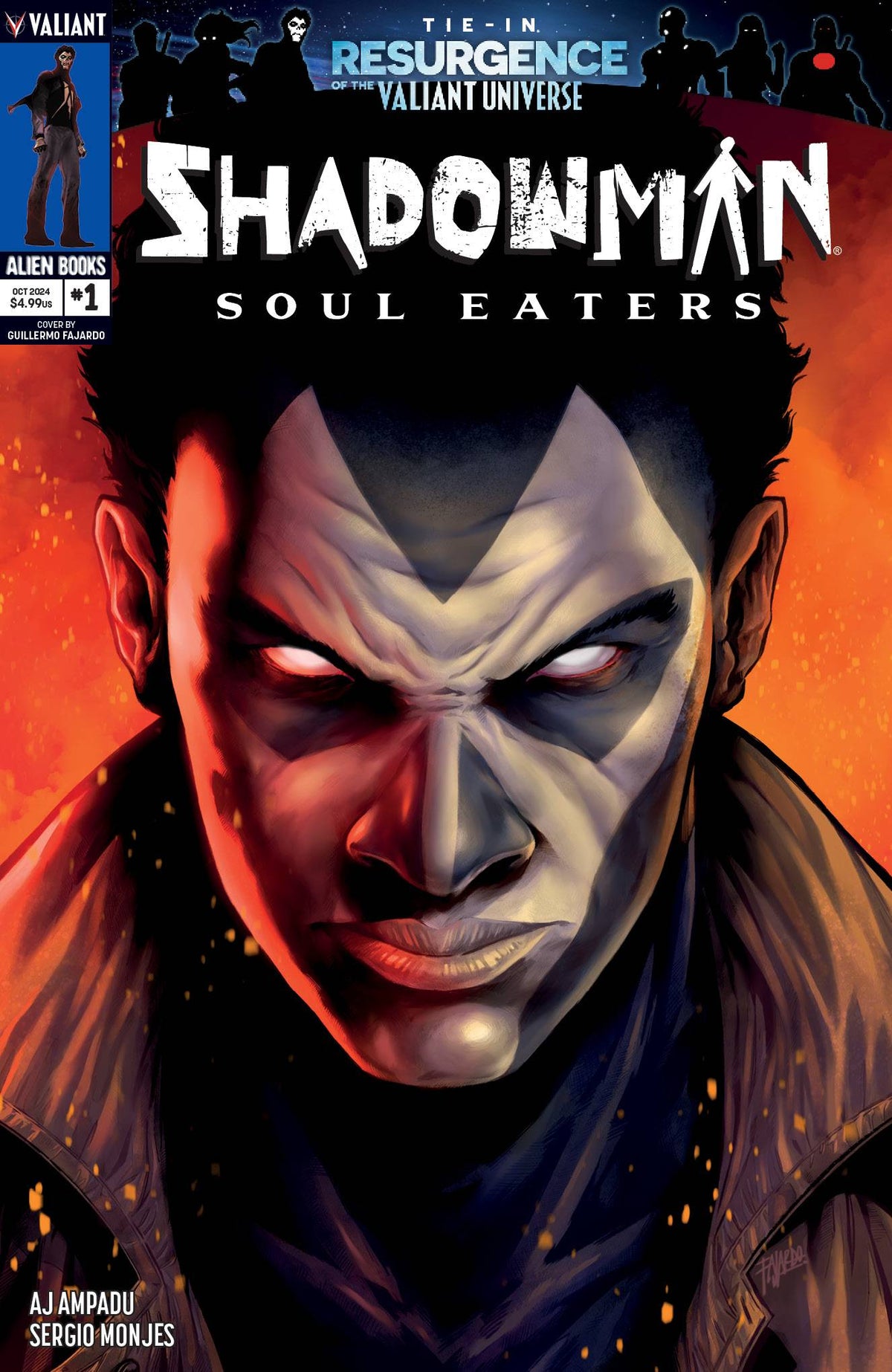 Valiant Comic Books SHADOWMAN SOUL EATERS #1 (OF 4) CVR C FAJARDO 73238889360700131 AUG241343