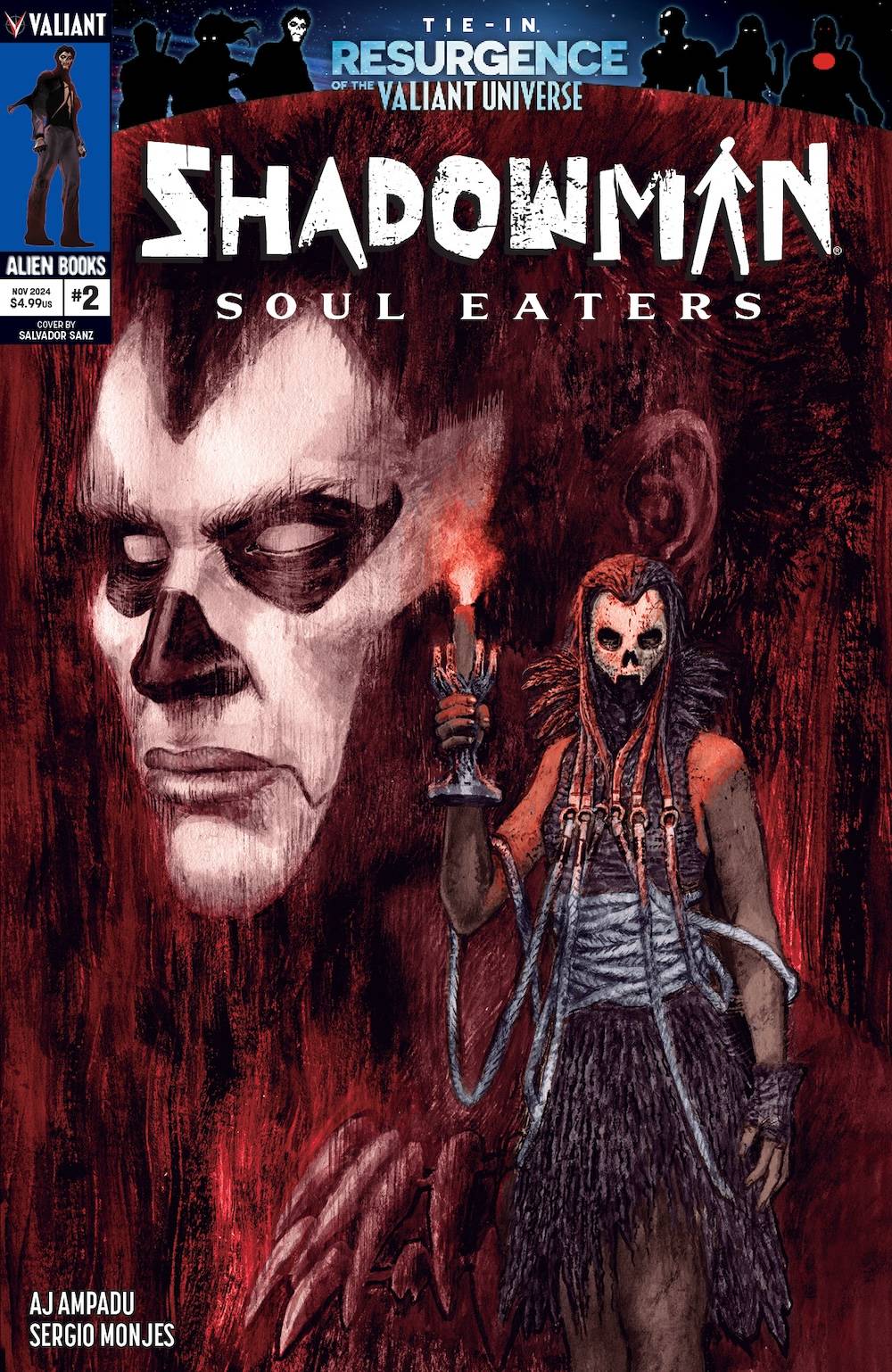 VALIANT Comic Books SHADOWMAN SOUL EATERS #2 (OF 4) CVR A SANZ 73238889360700211 STL340209