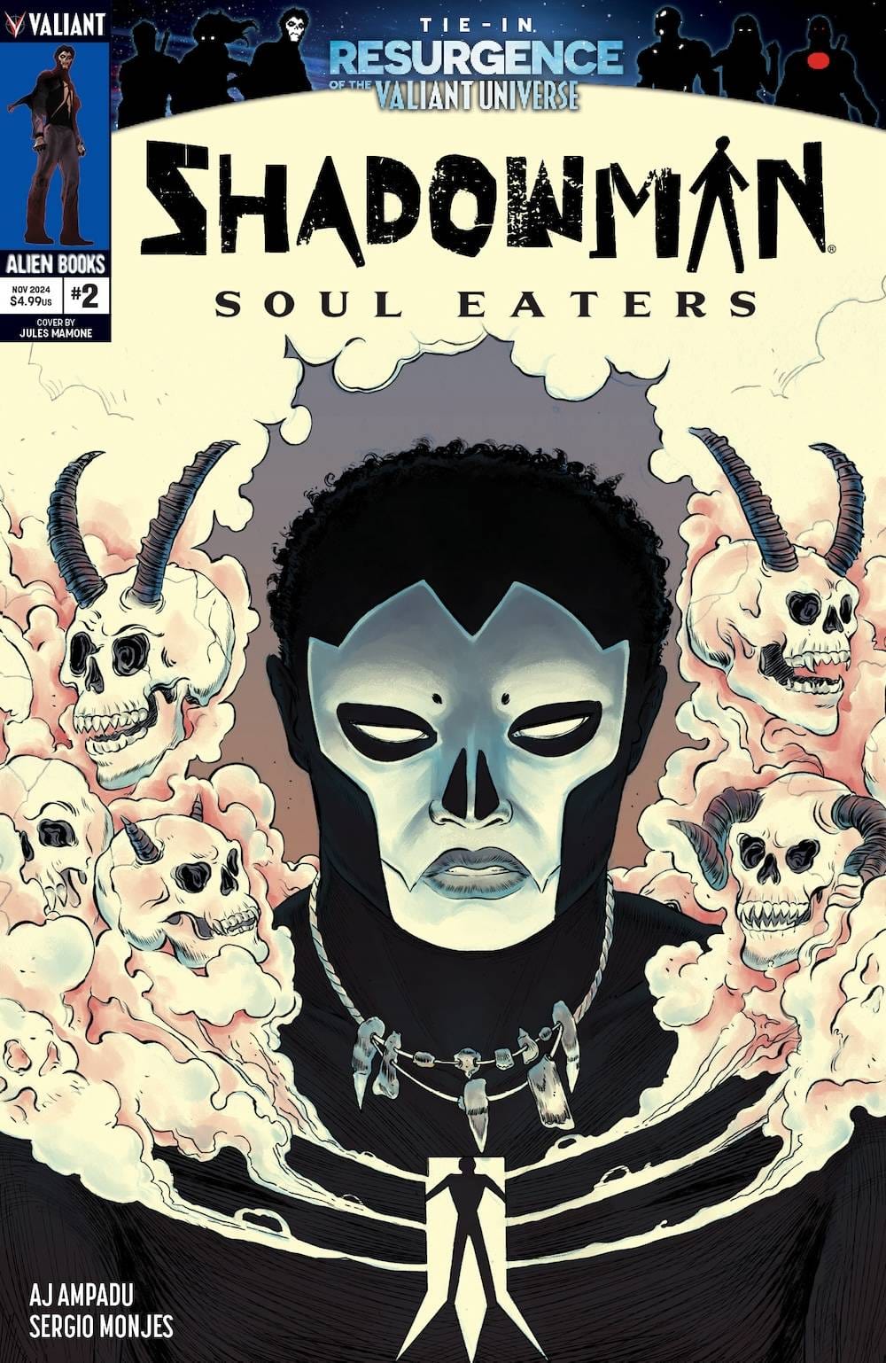 VALIANT Comic Books SHADOWMAN SOUL EATERS #2 (OF 4) CVR B MAMONE 73238889360700221 STL340210