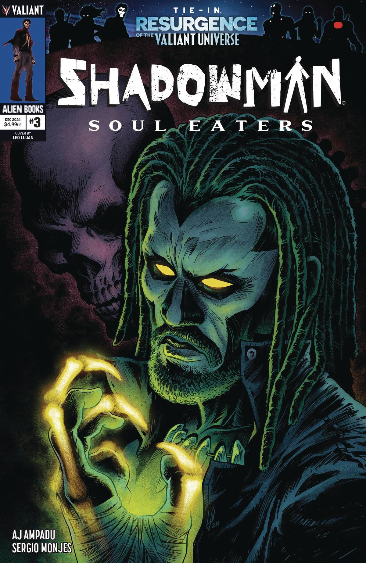 VALIANT Comic Books SHADOWMAN SOUL EATERS #3 (OF 4) CVR A LUJAN 73238889360700311