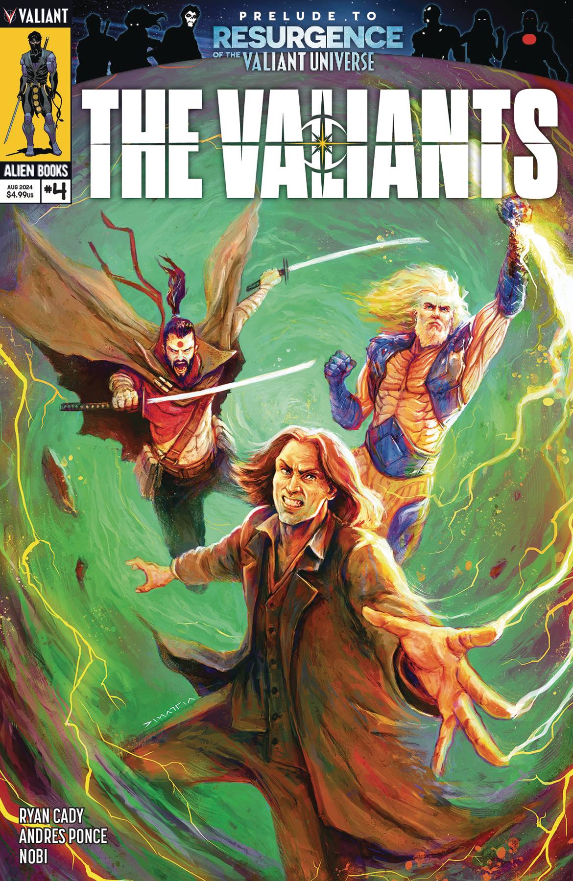 Valiant Comic Books VALIANTS (2024) #4 (OF 4) CVR A DI MATTIA 73238889320100411 JUN241281