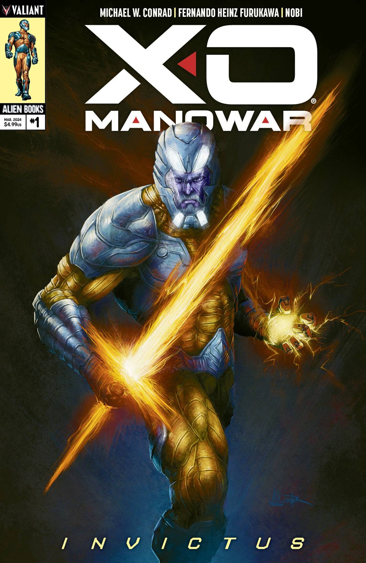 VALIANT Comic Books X-O MANOWAR INVICTUS #1 (OF 4) CVR B WILLSMER 73238889330001121 MAR241225