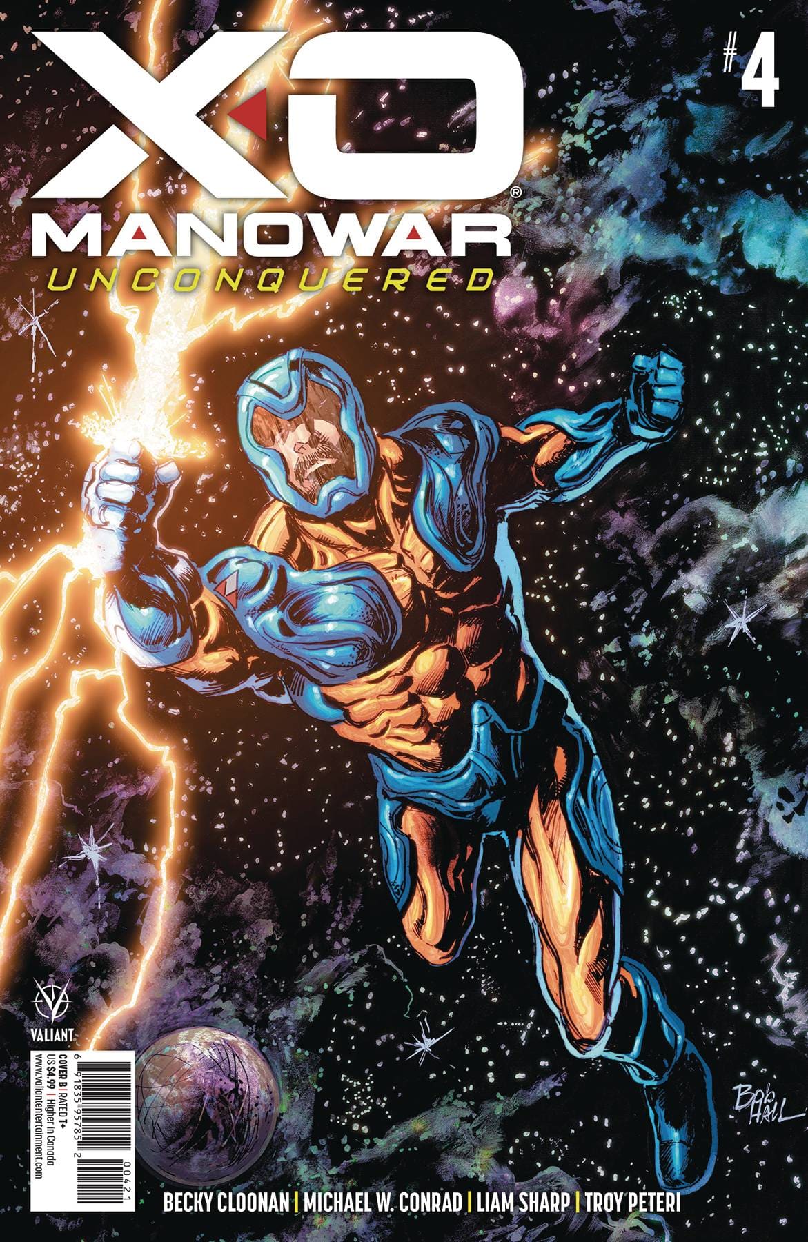 Valiant Comic Books X-O MANOWAR UNCONQUERED #4 CVR B HALL 69183595785200421 OCT231393