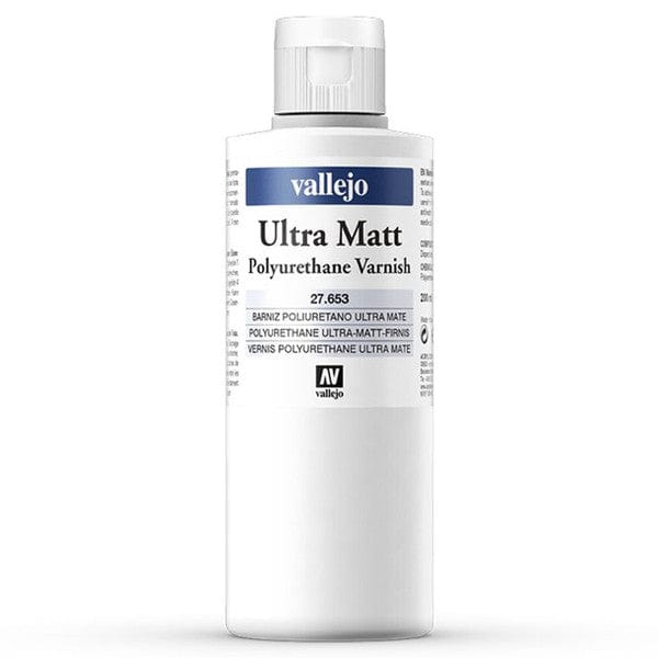 Vallejo Hobby Supplies > Paints Auxillary Products: Ultra Matte Polyurethane Varnish, 60ml 8429551266536 VAL 26653