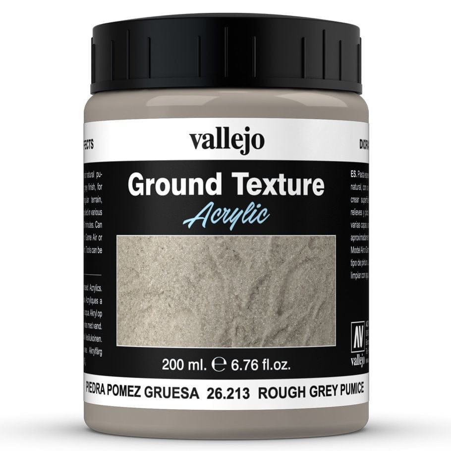 Vallejo Hobby Supplies > Paints Diorama FX: Ground: Grey Pumice (200ml) 8429551262132 VJP26213