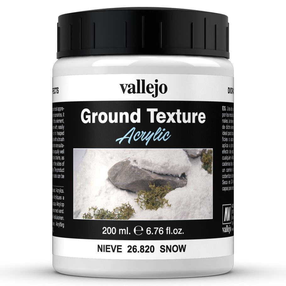 Vallejo Hobby Supplies > Paints Diorama FX: Ground: Snow (200ml) 8429551268202 VJP26820