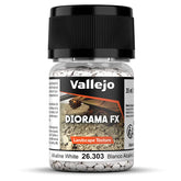 Vallejo Hobby Supplies > Paints Diorama FX: Landscape: Alkaline White 2-5 mm (35ml) 8429551263030 VJP26303