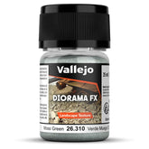 Vallejo Hobby Supplies > Paints Diorama FX: Landscape: Moss Green 0.1-1 mm (35ml) 8429551263108 VJP26310