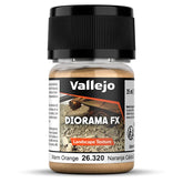 Vallejo Hobby Supplies > Paints Diorama FX: Landscape: Warm Orange 0.1-1 mm (35ml) 8429551263207 VJP26320