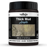 Vallejo Hobby Supplies > Paints Diorama FX: Mud: Russian Thick Mud (200ml) 8429551268080 VJP26808