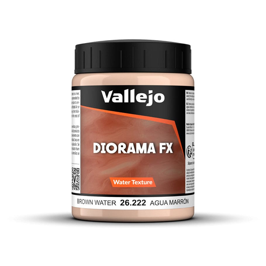 Vallejo Hobby Supplies > Paints Diorama FX: Water: Brown Water (200ml) 8429551262224 VJP26222