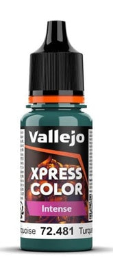 Vallejo Hobby Supplies > Paints Game Color: Xpress Color Intense - Heretic Turquoise 18 ml. 8429551724814 VAL 72481