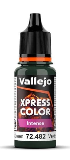 Vallejo Hobby Supplies > Paints Game Color: Xpress Color Intense - Monastic Green 18 ml. 8429551724821 VAL 72482