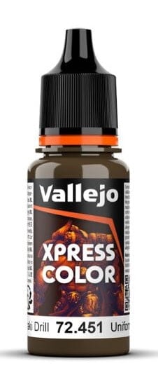 Vallejo Hobby Supplies > Paints Game Color: Xpress Color - Khaki Drill 18 ml. 8429551724517 VAL 72451