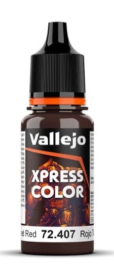 Vallejo Hobby Supplies > Paints Game Color: Xpress Color - Velvet Red 18 ml. 8429551724074 VAL 72407
