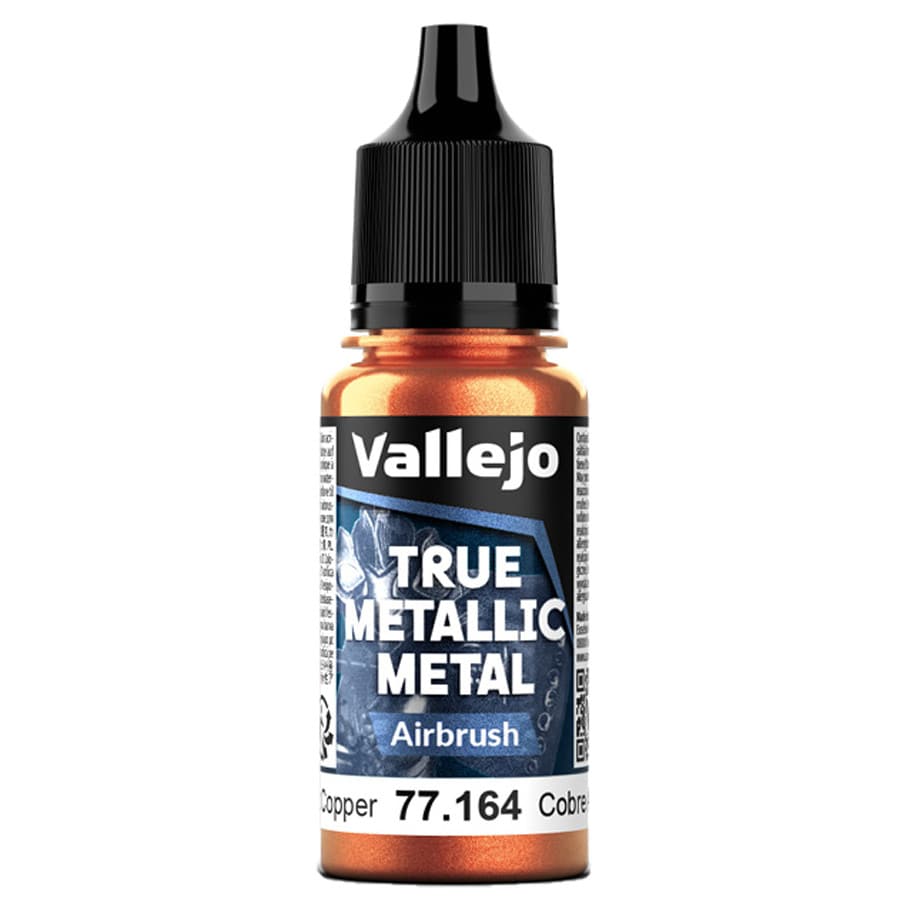 Vallejo Hobby Supplies > Paints True Metallic Metal: Airbrush: Ancient Copper (18ml) 8429551771641 VJP77164