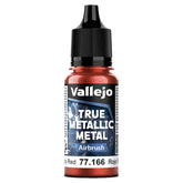 Vallejo Hobby Supplies > Paints True Metallic Metal: Airbrush: Ruby Red (18ml) 8429551771665 VJP77166