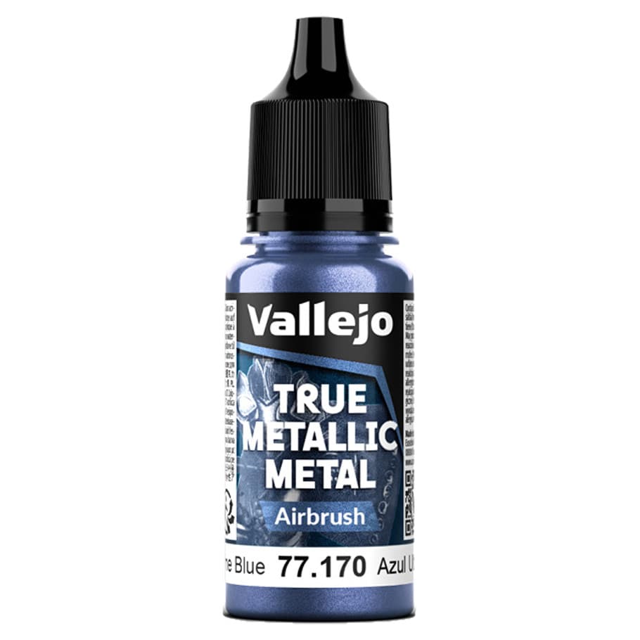 Vallejo Hobby Supplies > Paints True Metallic Metal: Airbrush: Ultramarine Blue (18ml) 8429551771702 VJP77170