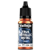 Vallejo Hobby Supplies > Paints True Metallic Metal: Base: Ancient Copper (18ml) 8429551771245 VJP77124