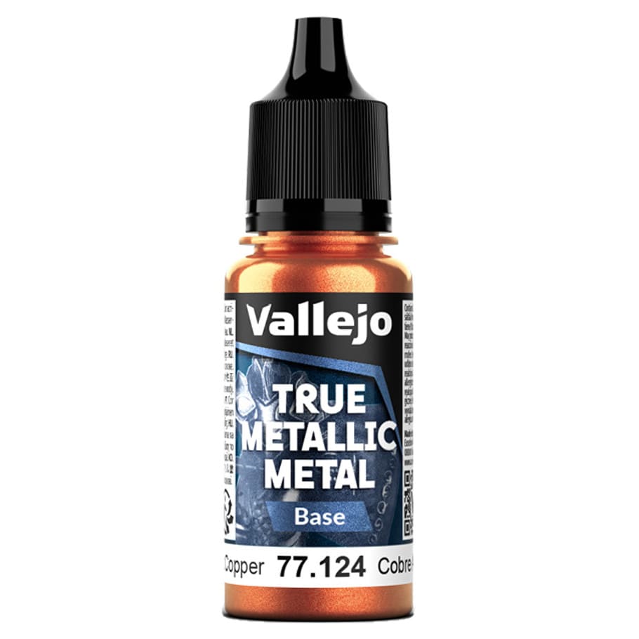 Vallejo Hobby Supplies > Paints True Metallic Metal: Base: Ancient Copper (18ml) 8429551771245 VJP77124