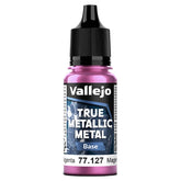Vallejo Hobby Supplies > Paints True Metallic Metal: Base: Crimson Magenta (18ml) 8429551771276 VJP77127