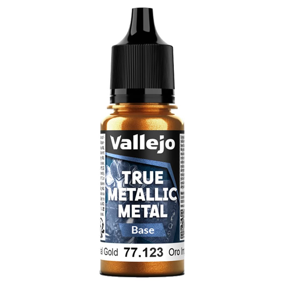Vallejo Hobby Supplies > Paints True Metallic Metal: Base: Imperial Gold (18ml) 8429551771238 VJP77123