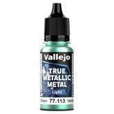 Vallejo Hobby Supplies > Paints True Metallic Metal: Light: Beetle Green (18ml) 8429551771139 VJP77113